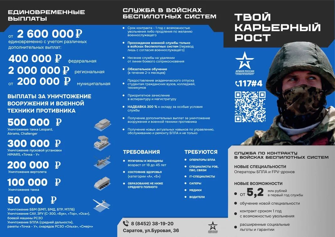 Служба приносит доход.